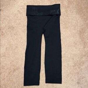 PINK Victoria's Secret Black Leggings XS